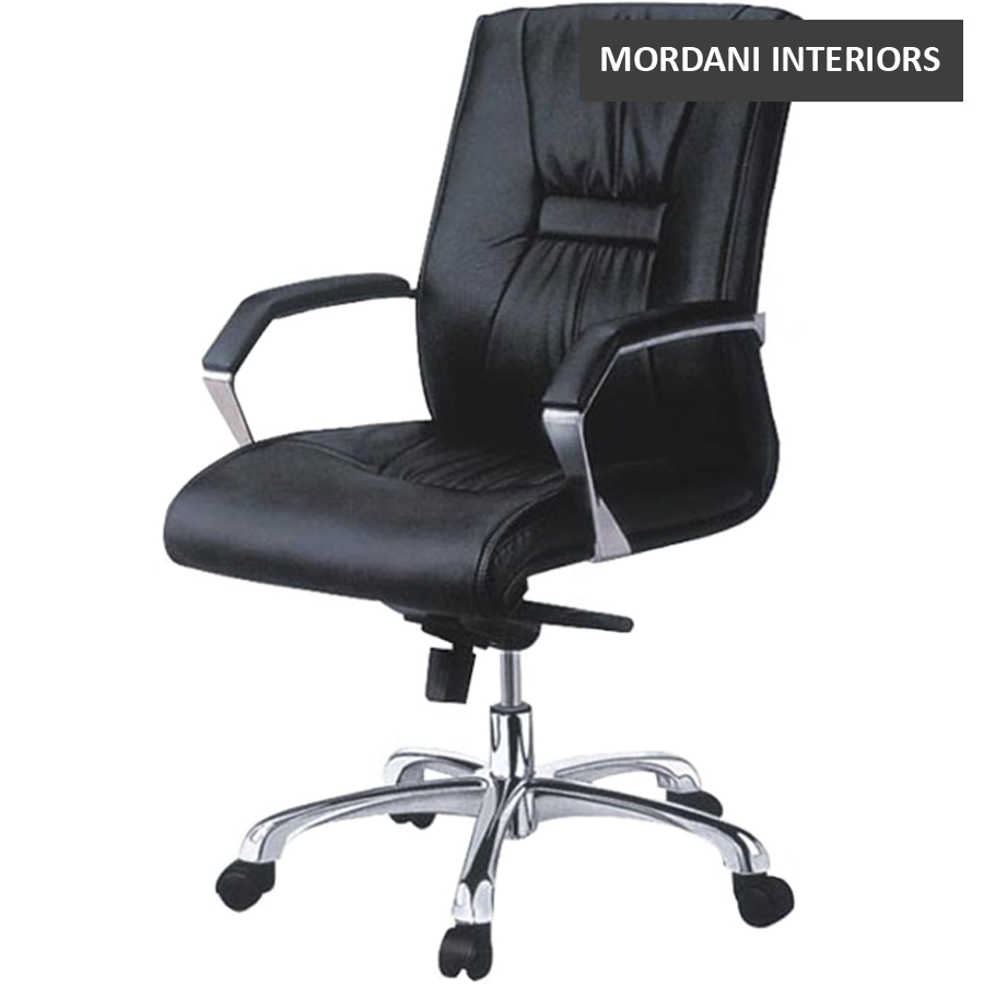 Veto Leather Mid Back Chair